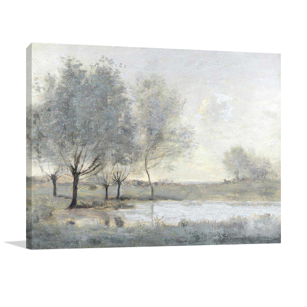  By the Pond II Wall Art Print