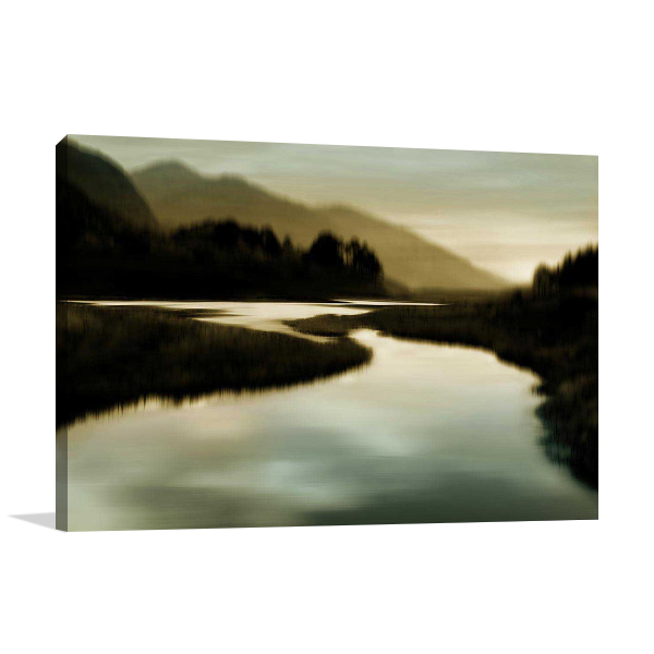 Calm River I Wall Art Print