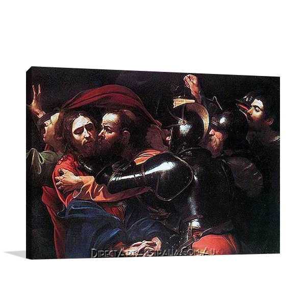 Caravaggio | The Taking of Christ | Hand Paint