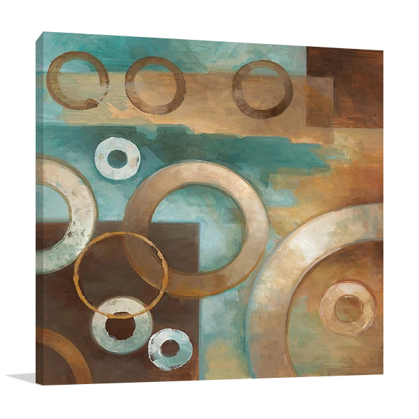 Circular Motion I Wall Canvas Print