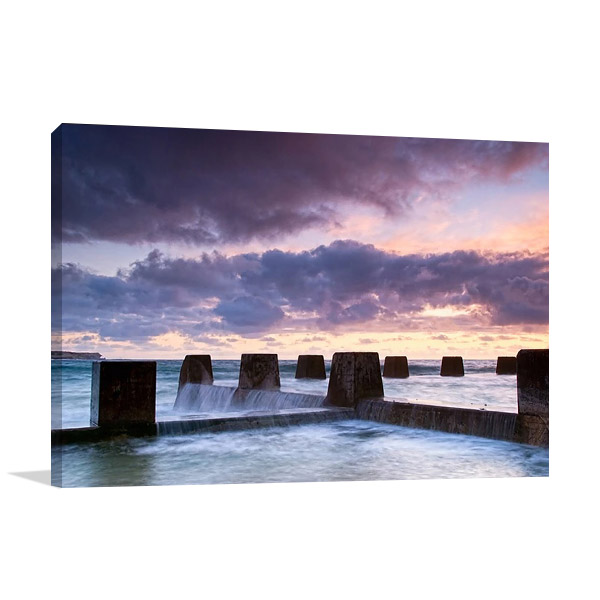 Coogee Beach Australia Print on Canvas