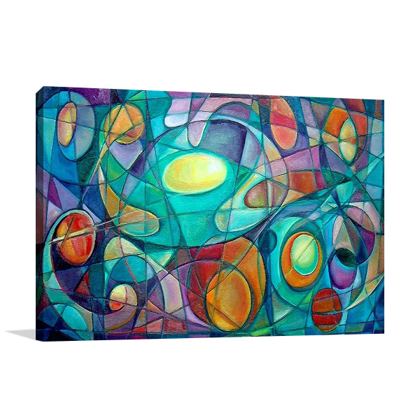Cubism Abstract Print Canvas