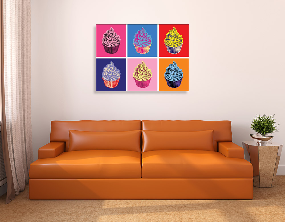 Pop Art Wall Print on Canvas