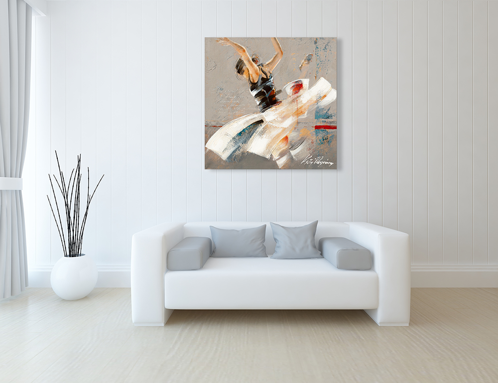 Figurative Dancer Wall Art Canvas