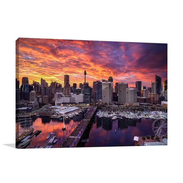 Darling Harbour Sydney Wall Print