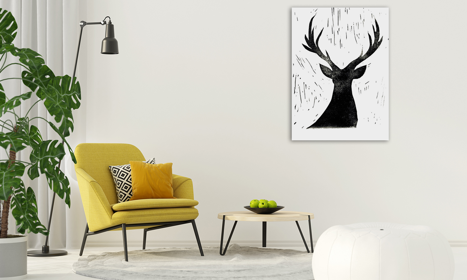 Animal Black and White Wall Print