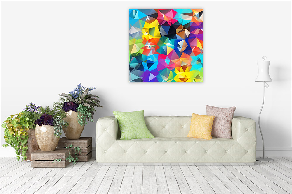 Square Living Room Wall Art