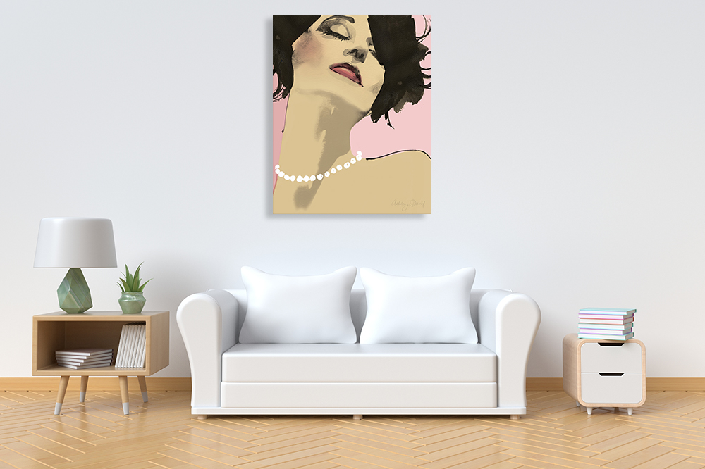 Diva I Wall Art Print | Beauty Wall Canvas Art