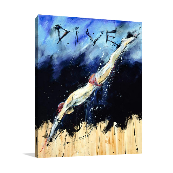 Dive Canvas Print | Marta Wiley