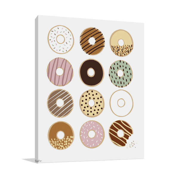 Donuts Wall Art Print