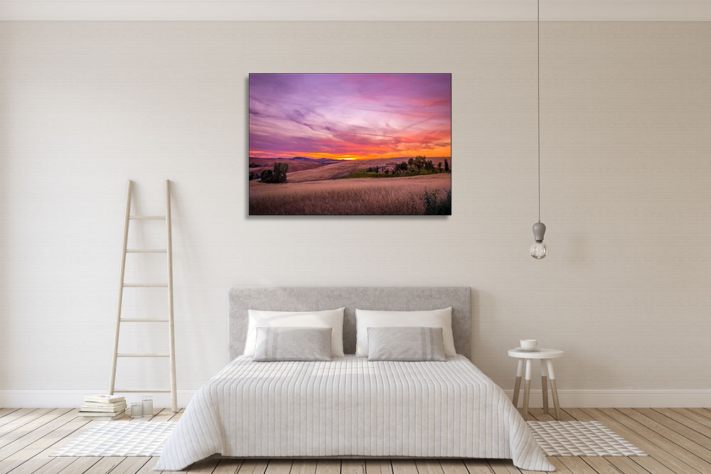 Purple and Pink Canvas Art Print