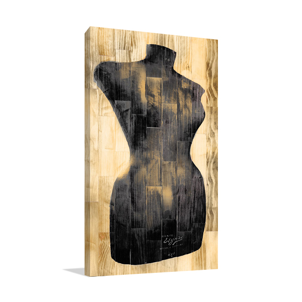 Dress Form Recolor Wall Art Print