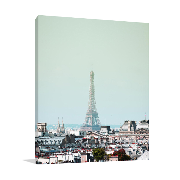 Eiffel Day Wall Art Print