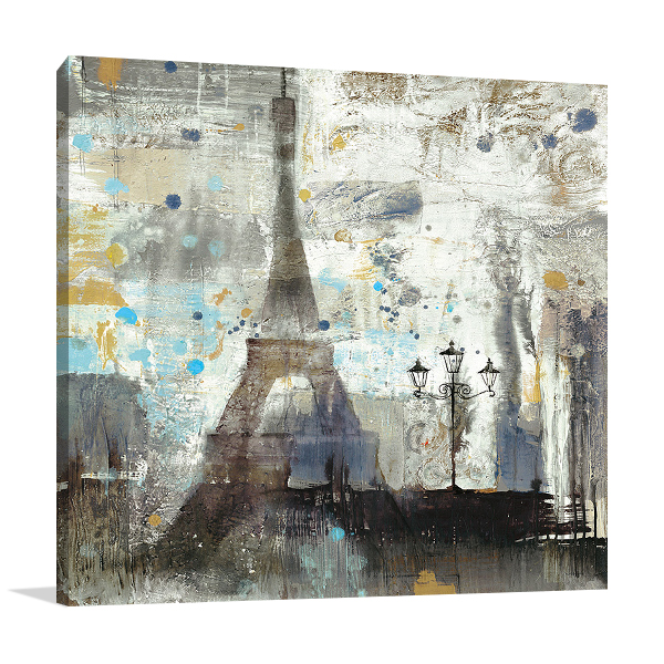 Eiffel Tower Neutral Wall Art Print