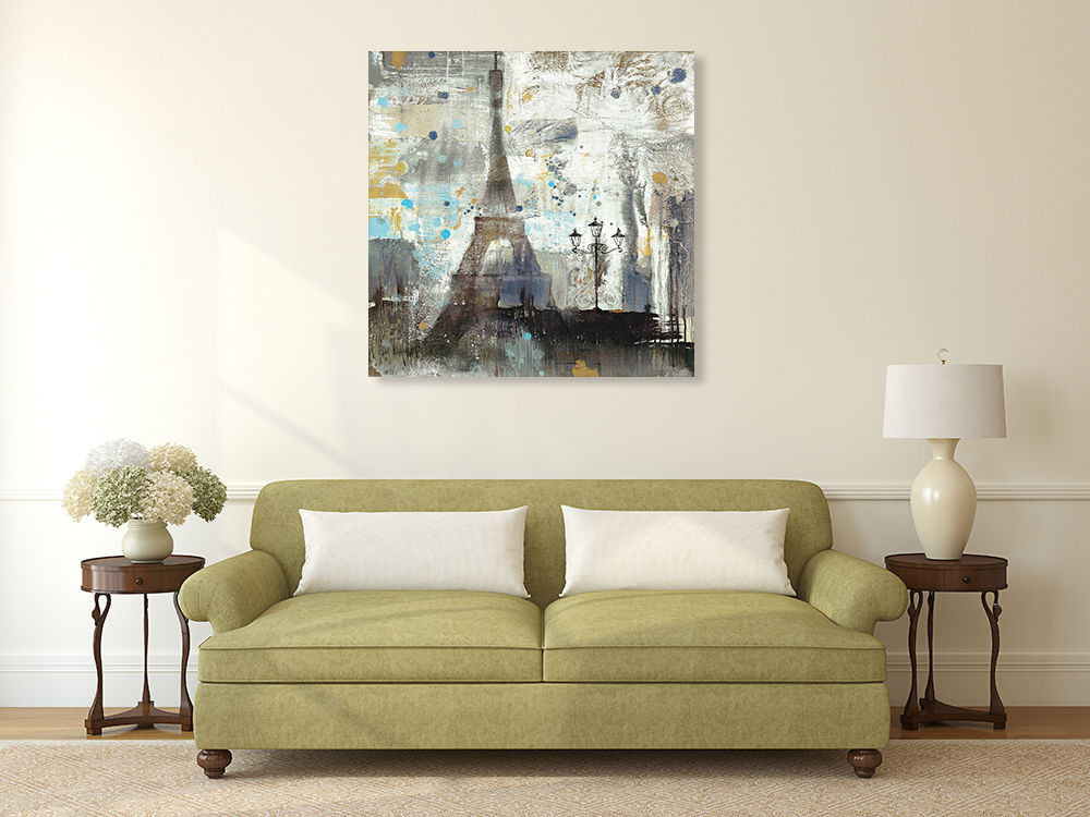 Square Abstract Canvas Art Print