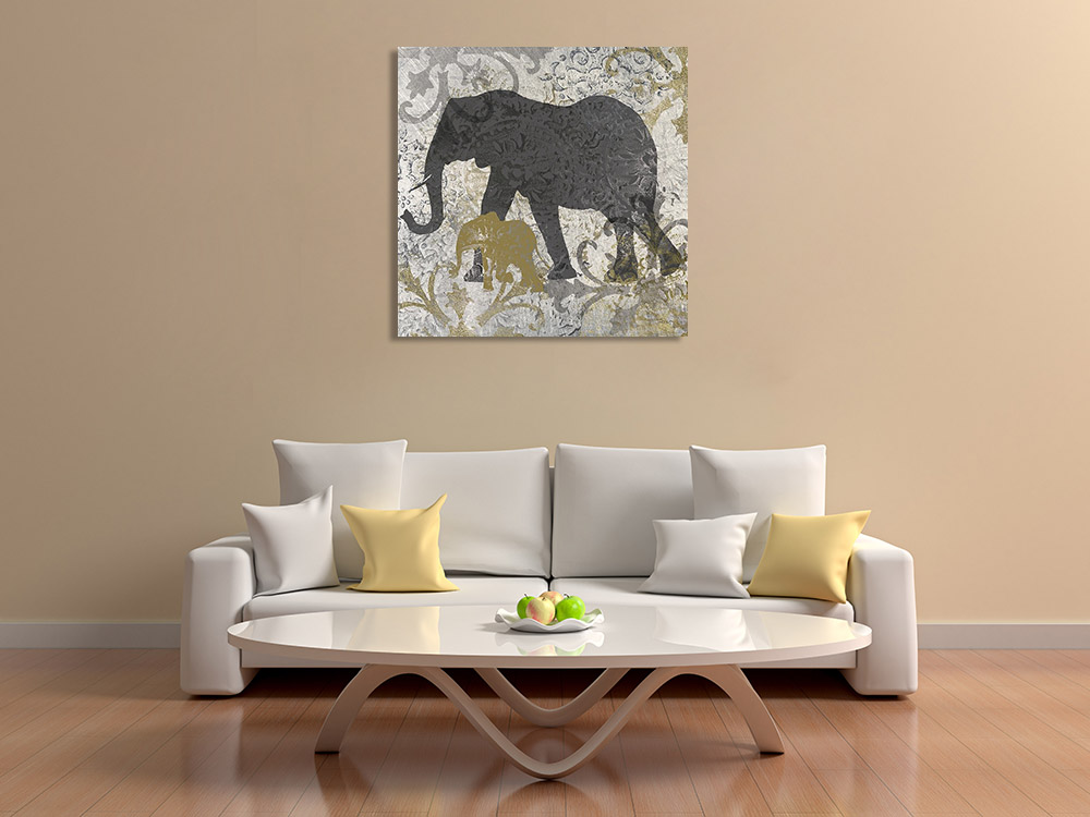 Abstract Africa Animals Art Print 