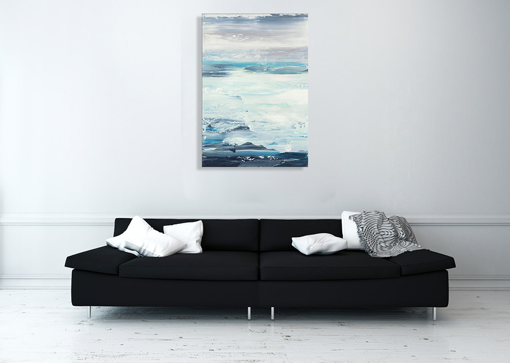 Ocean Contemporary Canvas Art Print