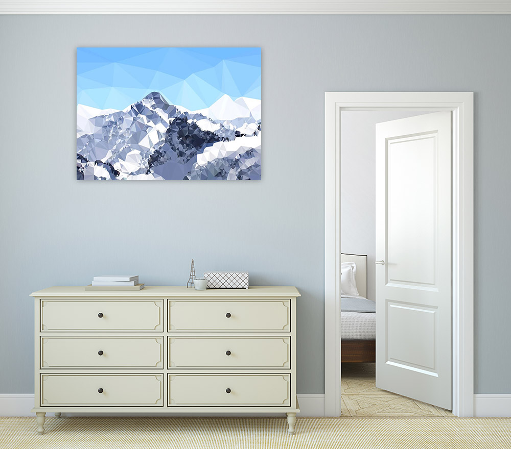 Bedroom Winter Wall Canvas Art