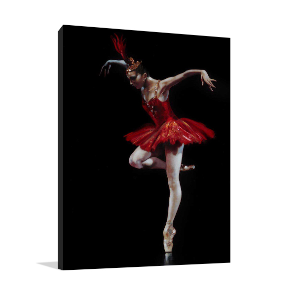 Flamingo Dancer Wall Art Print