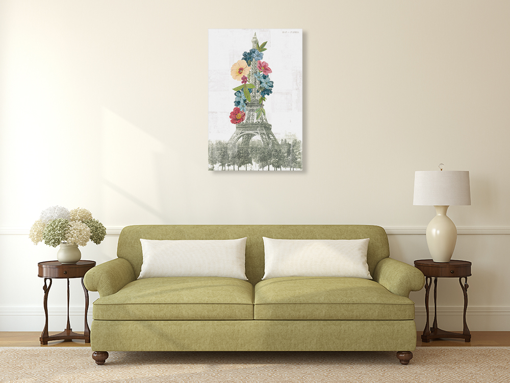 Australia Online Floral Canvas Print
