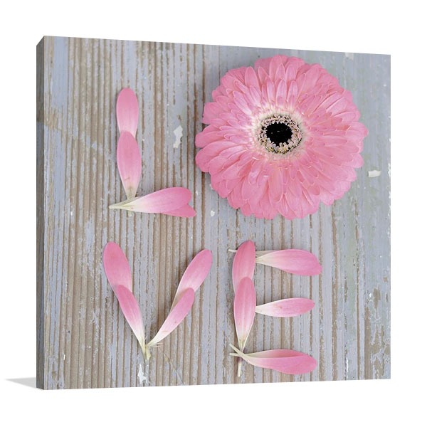 Flower of Love Print on Canvas