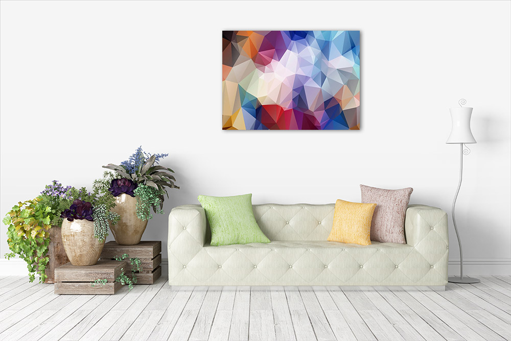 Multi Colors Wall Art Print