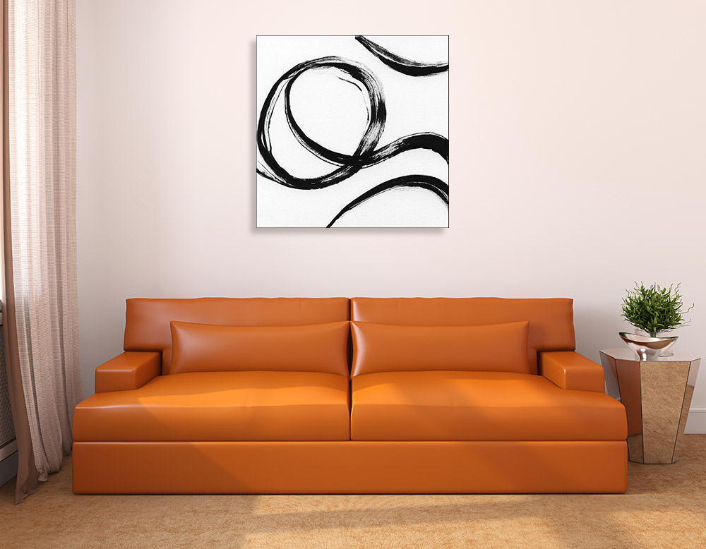Black and White Contemporary Art Print