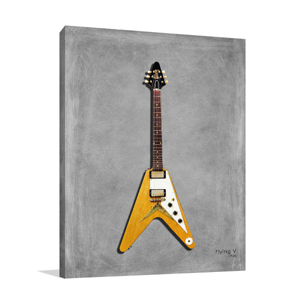 Gibson Flying V Wall Art Print