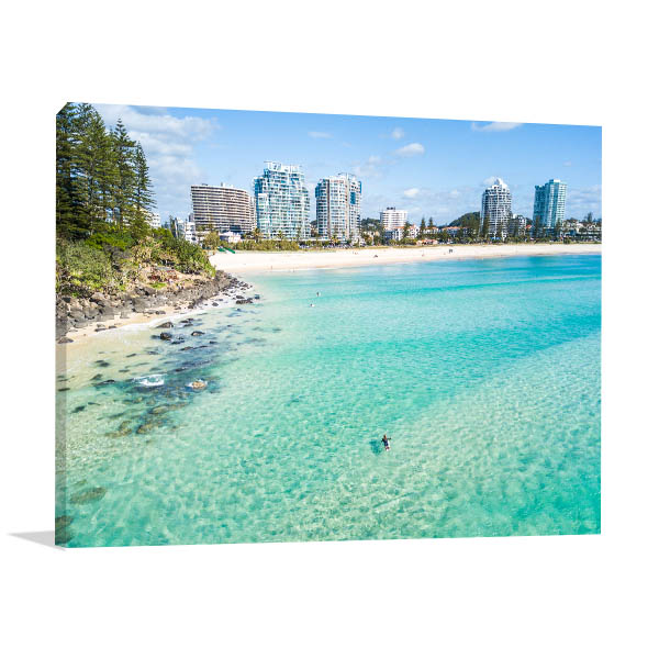 Coolangatta Beach Decor Wall Art Canvas Prints Photographs