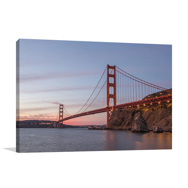 Golden Gate Span Canvas Print | Aaron Matheson