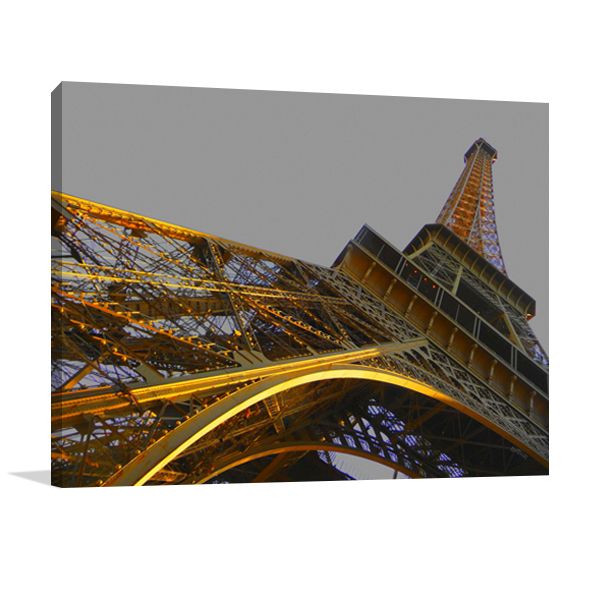 Golden Tower Wall Art Print