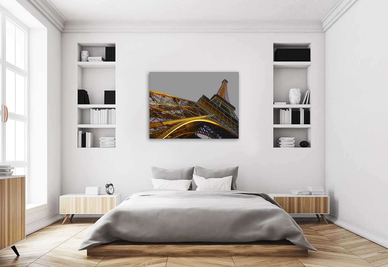 Gold Bedroom Wall Art Canvas