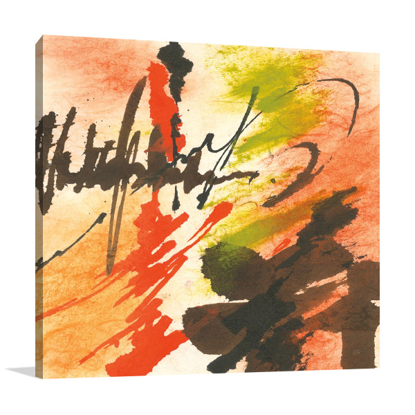 Graffiti Orange II  Canvas Print