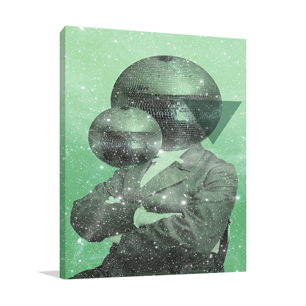 Green Universe Wall Art Print