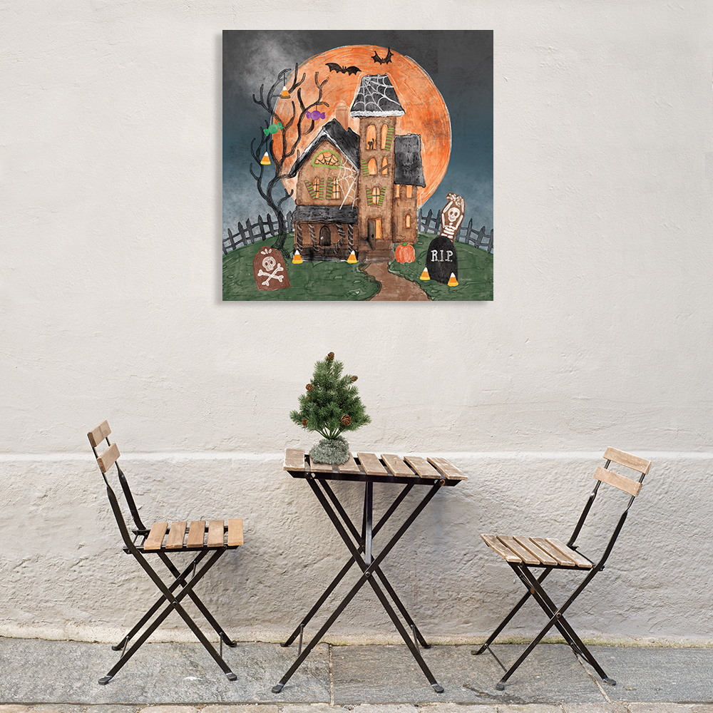 Square Wall Art Print on Canvas