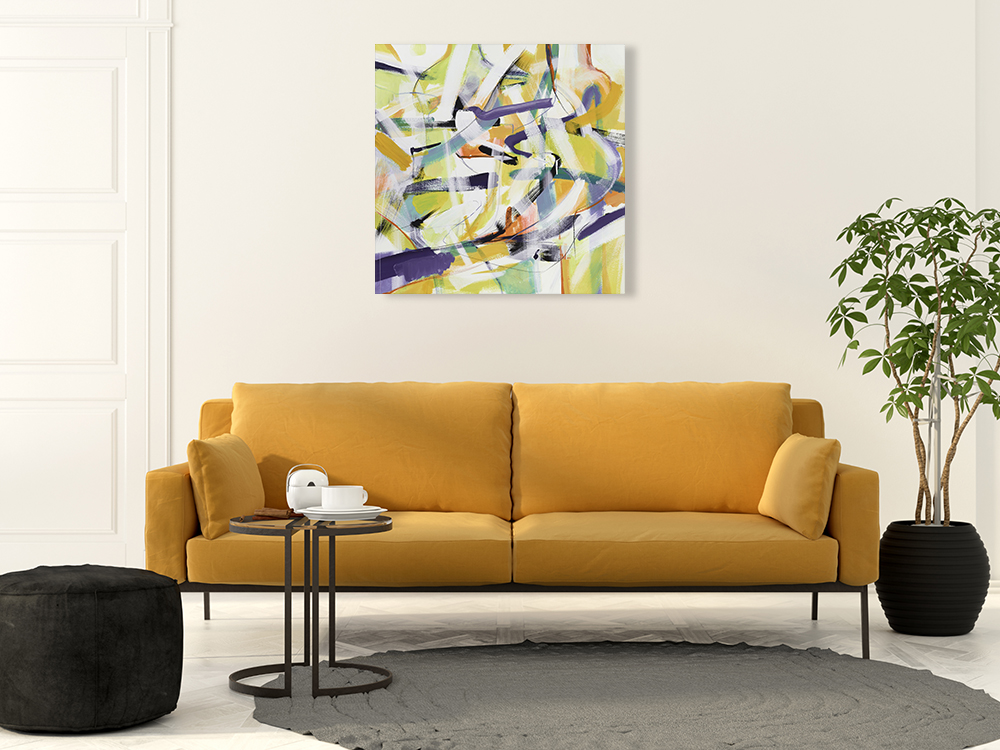 Multi Colors Wall Art Print