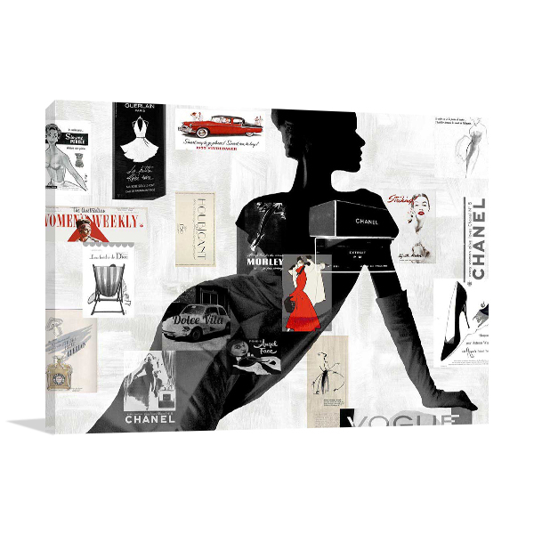 High Fashion Woman I Wall Art Print