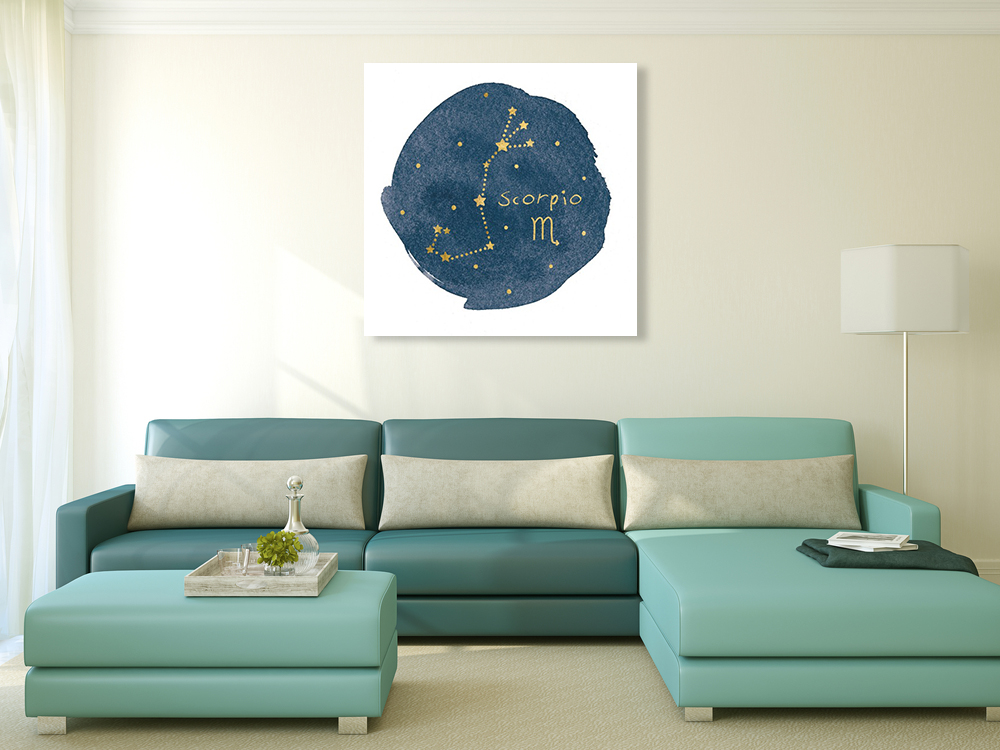 Astronomy Square Canvas Art Print