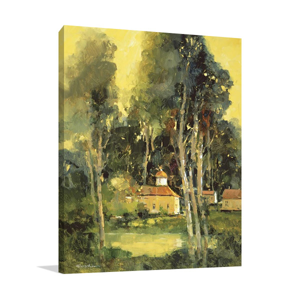 Italian Villa Canvas Print