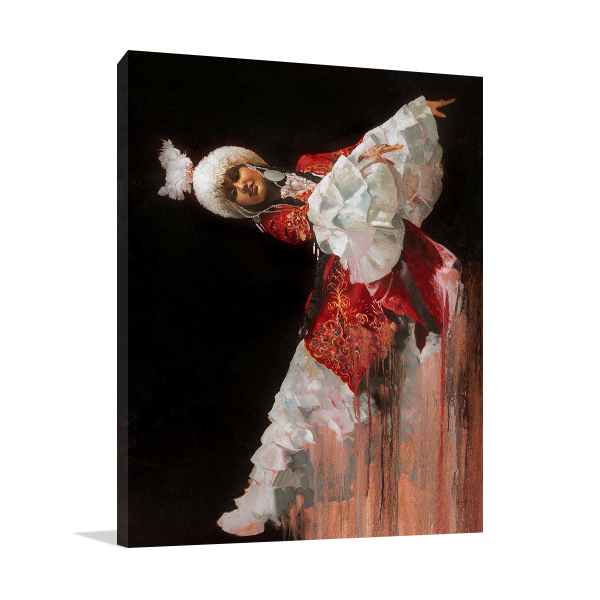 Kazak Dancer Wall Art Print
