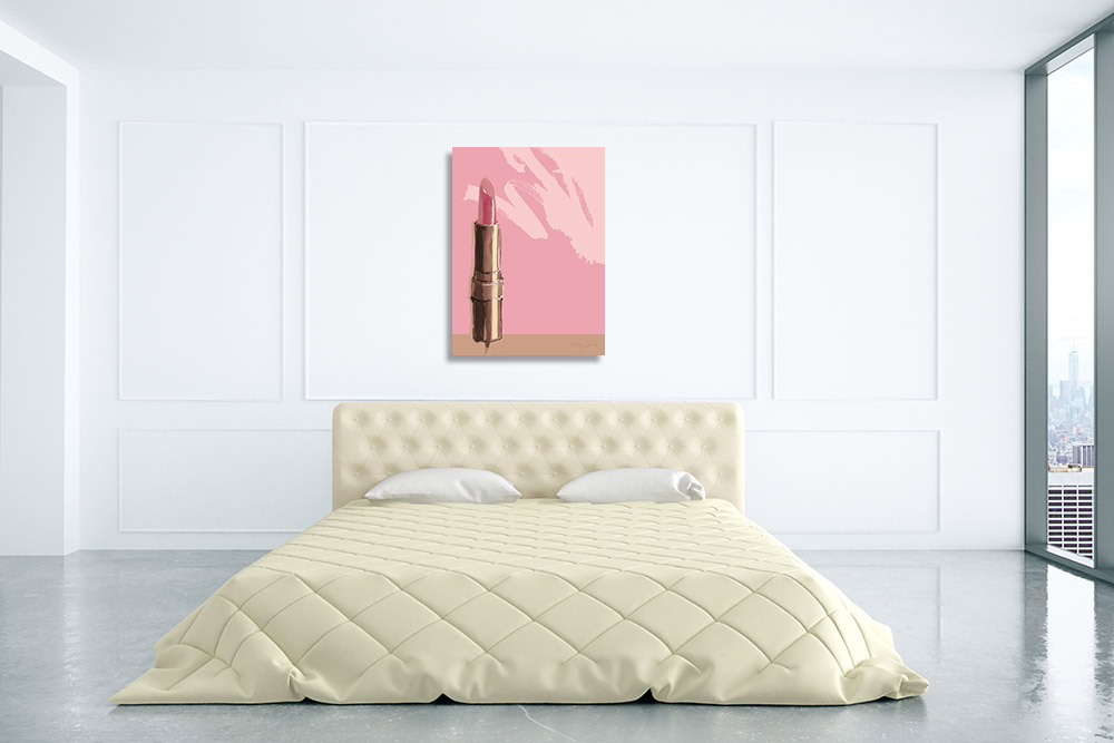 Pink Watercolour Canvas Print