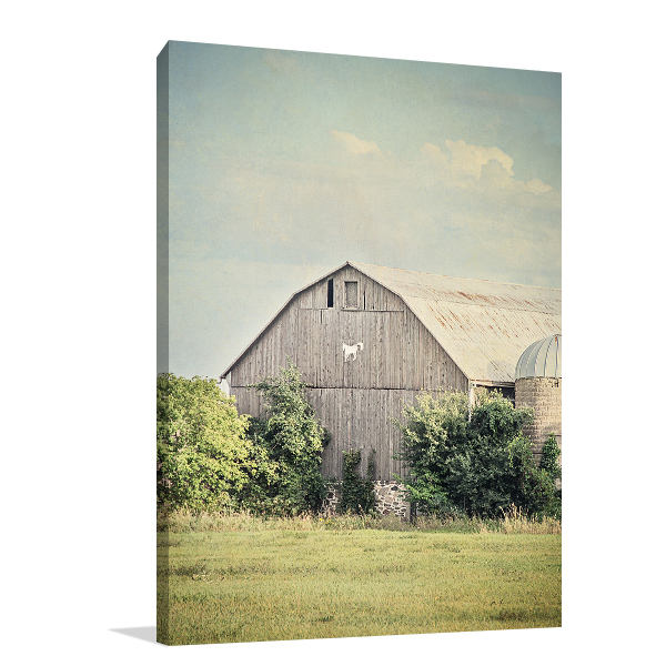 Late Summer Barn II Wall Art Print