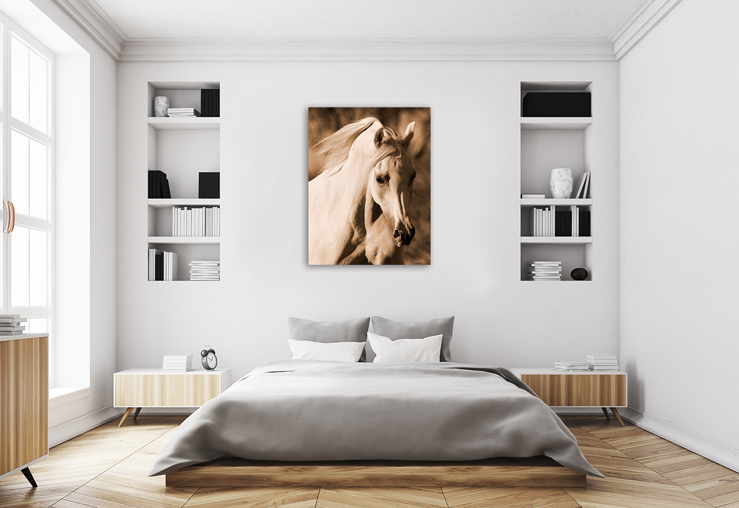 Brown Animal Canvas Wall Print