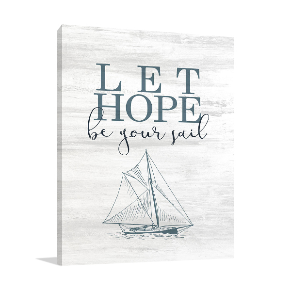 Let Love Hope II Wall Art Print