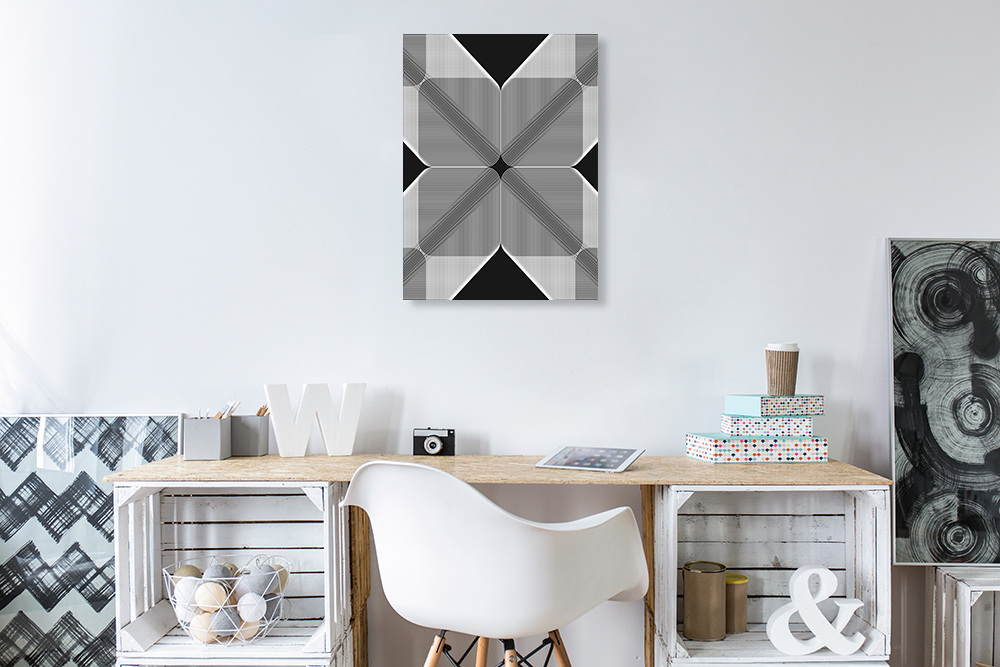 Black and White Canvas  Print