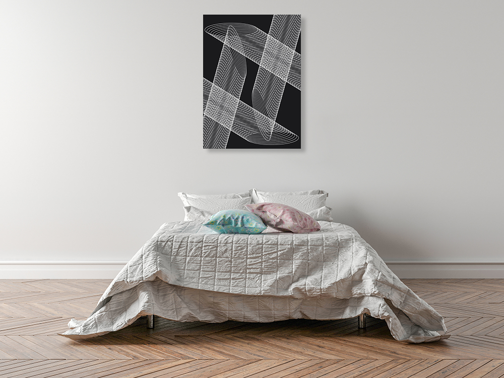 Black and White Art Print Canvas