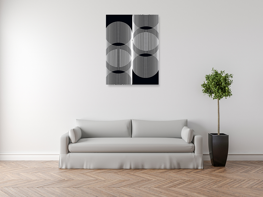 Black and White Art Print Canvas