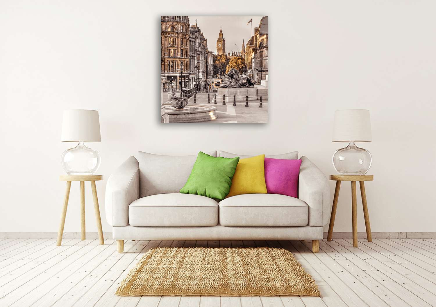 Square London Wall Art Print