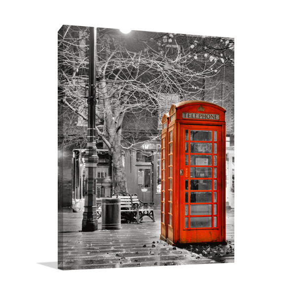 London Red Phone Wall Art Print