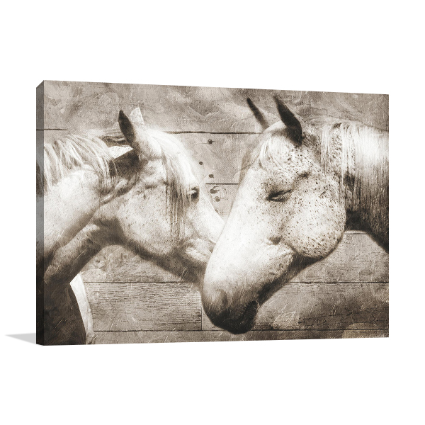 Love Horses Wall Art Print